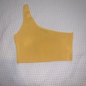 One shoulder top